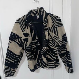 Free People Fleece Sherpa Jacket